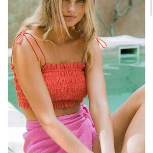 Rove soulei top in coral